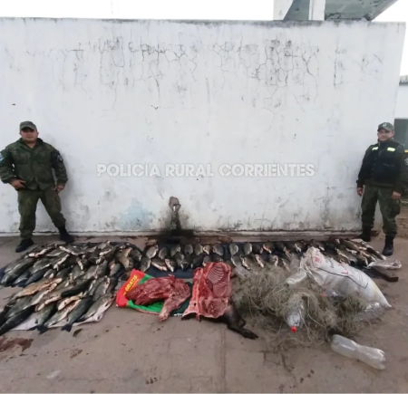 Mburucuyá: Nuevo golpe contra la caza y pesca ilegal